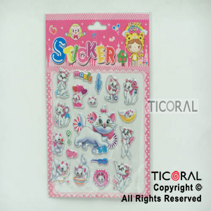 STICKER GATITA (14X19CM) HS5653-7 x 12